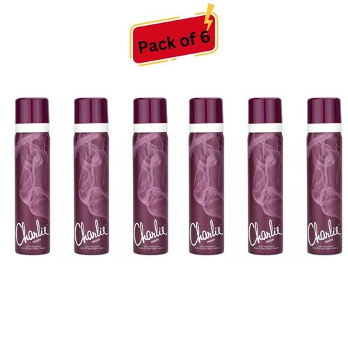 Charlie Touch Body Spray 75 ml - Pack of 6