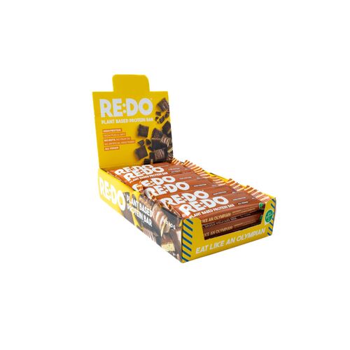 Redo Foods | Protein Bar I Vegan and Nut Free I 18 x 60g I Chocolate